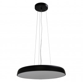 Oriel Lighting-Madison.56 - 56cm Dimmable LED Pendant - Black / White